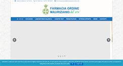 Desktop Screenshot of farmaciamauriziano.com